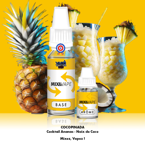 eliquide ananas noix de coco 70/30 pinacolada cocopinada