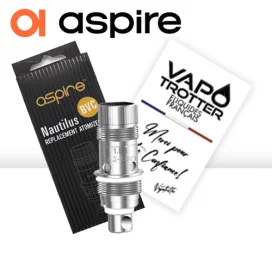 resistance cigarette electronique ASPIRE BVC NAUTILUS vapotrotter eliquides francais