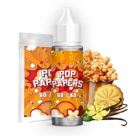 eliquide-pop-papers-popcorn-vanille-biscuit-fifty-vape-vapotrotter-50ml-50mpgv-50vg-sans-nicotine-vapotrotter