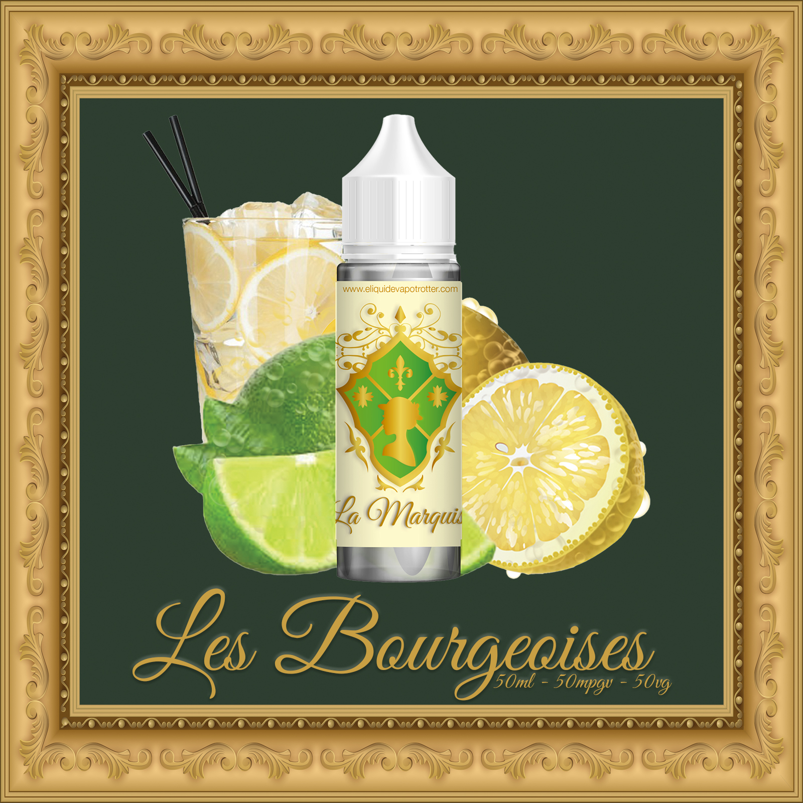 eliquide francais saveur limonade citron vert la marquise vape sub 50ml 50PG-50VG