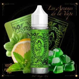 eliquide francais-vapotrotter-fifty-vape-LE MONDE-MENTHE CITRON BASILIC