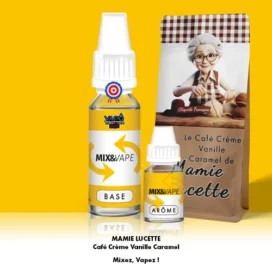 ELIQUIDE FRANÇAIS VAPOTROTTER GOURMAND CAFÉ CRÈME VANILLE CARAMEL