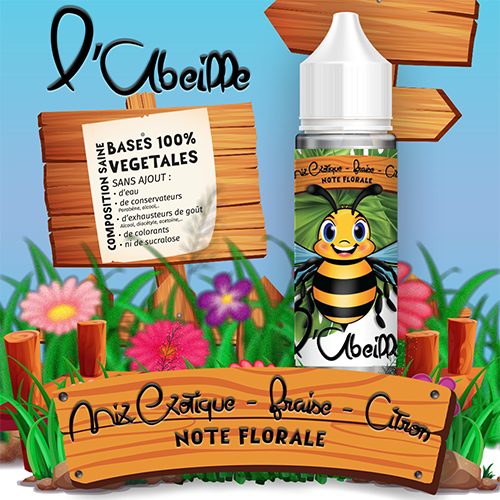 eliquide fraise citron mix exotique L'abeille eliquides francais fifty vape vapotrotter vignette