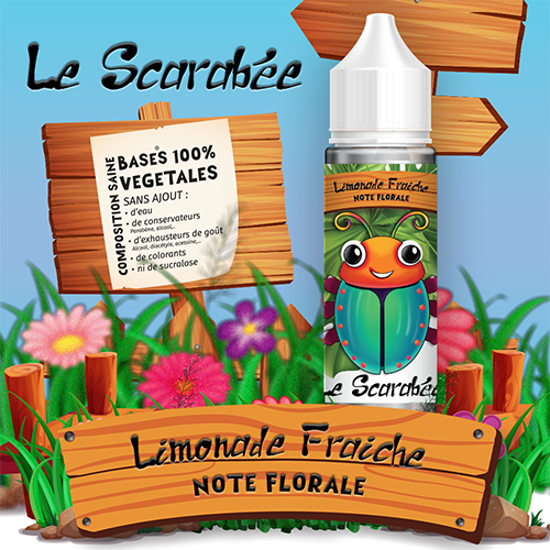 eliquide limonade fraiche et petillante le scarabee eliquides francais fifty vape vapotrotter vignette