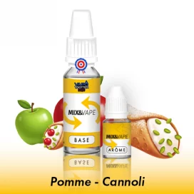 ELIQUIDE GOURMAND CHALET PYRENEEN CAUTERETS ELIQUIDE SAVEUR GOUT AROME CANNOLI POMME GOURMANDE VAPOTROTTER MIX ET VAPE 70PG 30VG